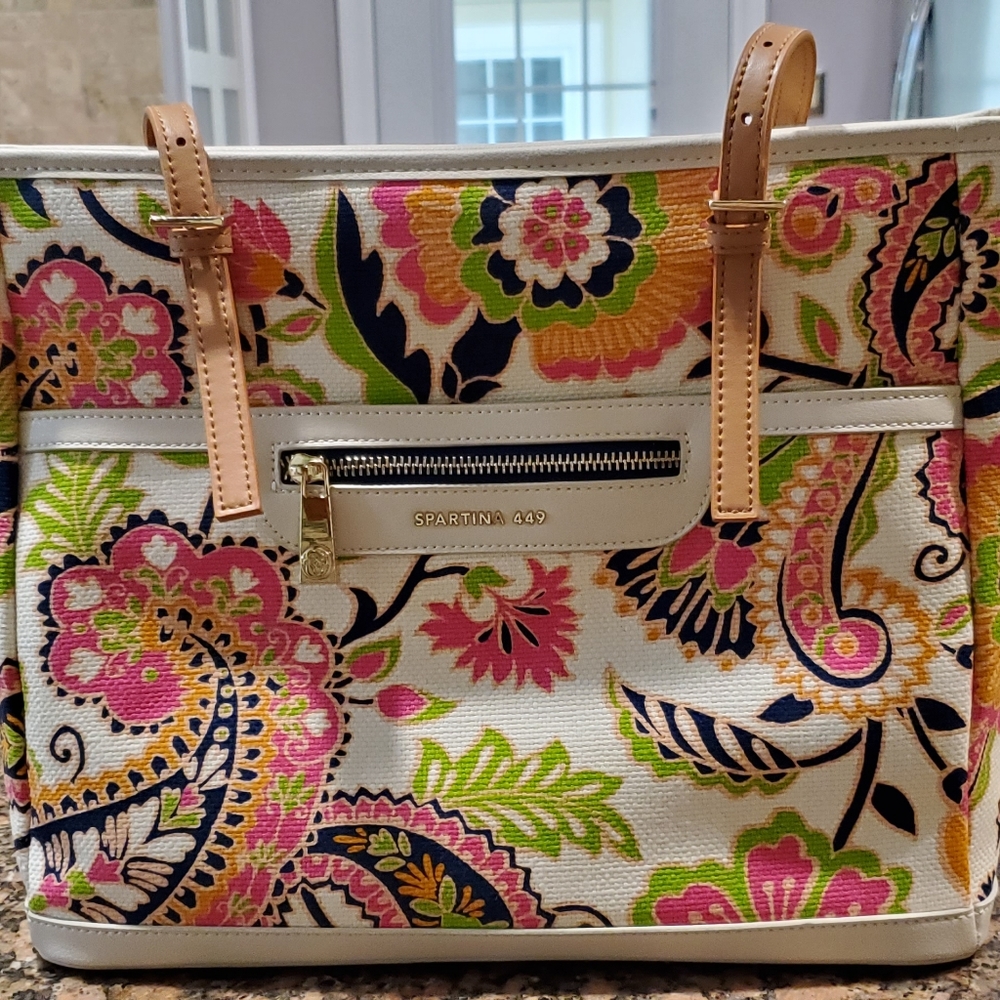 Spartina 449 Avery Tote High Ebb NWT